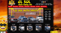 Desktop Screenshot of elsolautosaleslv.com